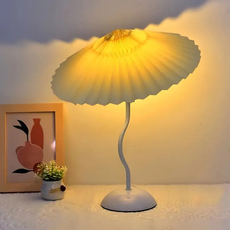 Pleated Umbrella Lamp